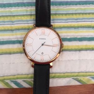 Fossil watch with bands